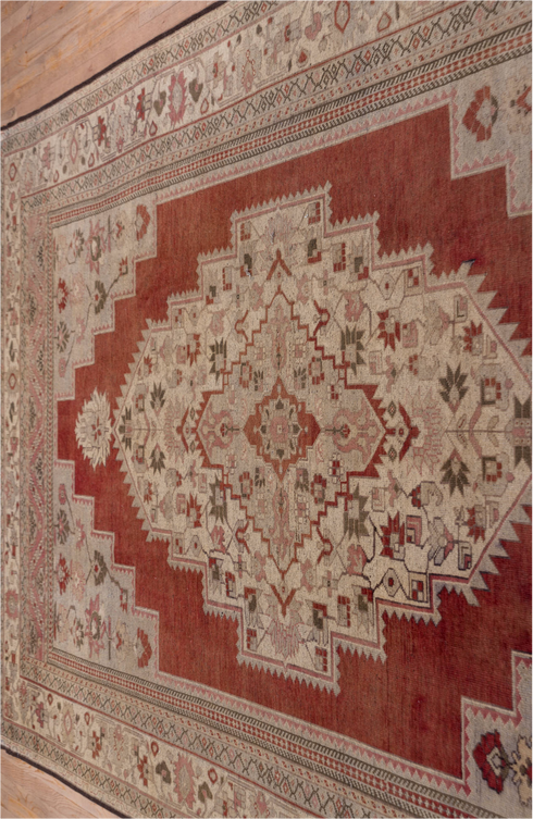 Vintage Oushak Area Rug (7' x 12')